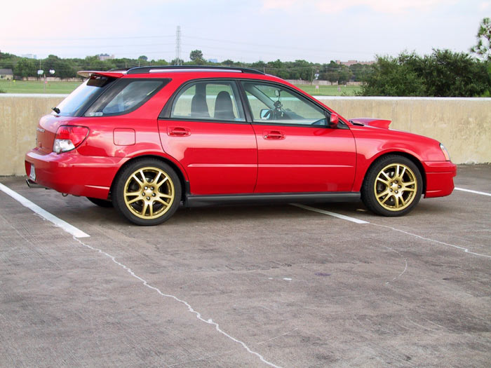 go with red car gold wheels your friends will call you ghetto for ever well